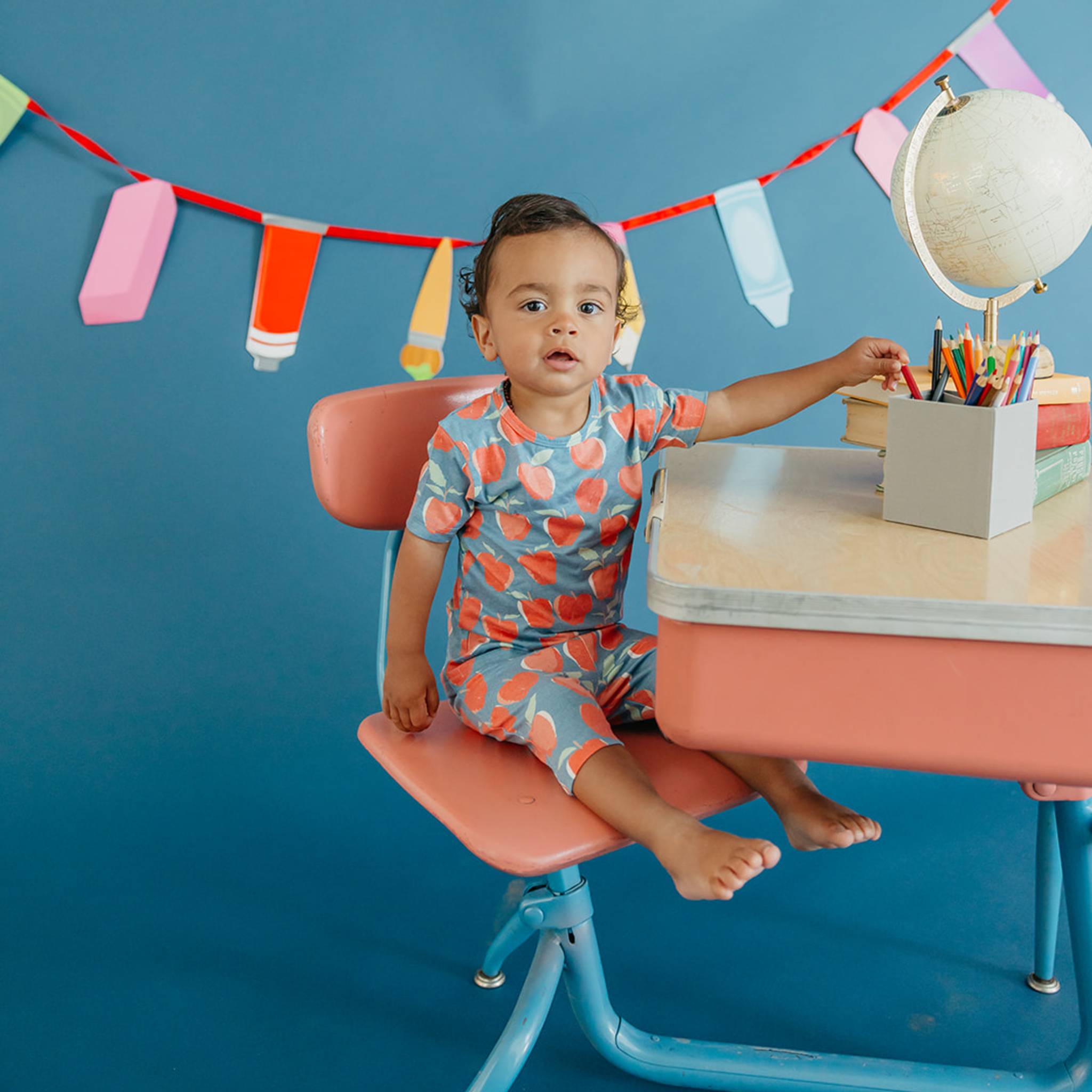 2pc Short Sleeve Pajama Set - Teacher