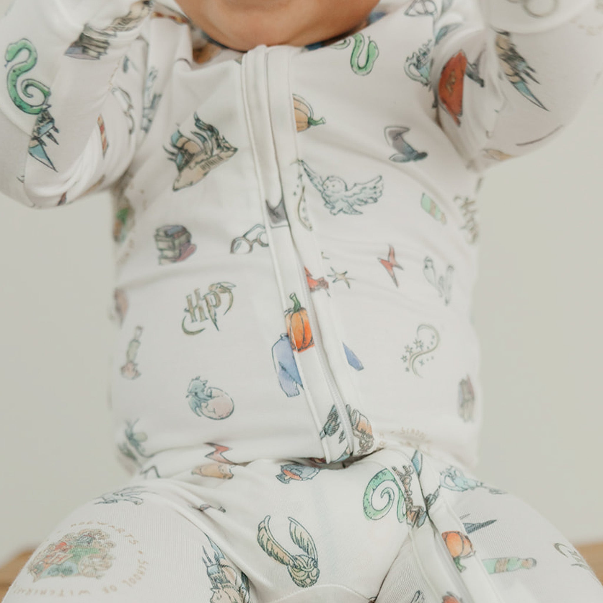 Zip-Up Footie Pajama - Wizarding World