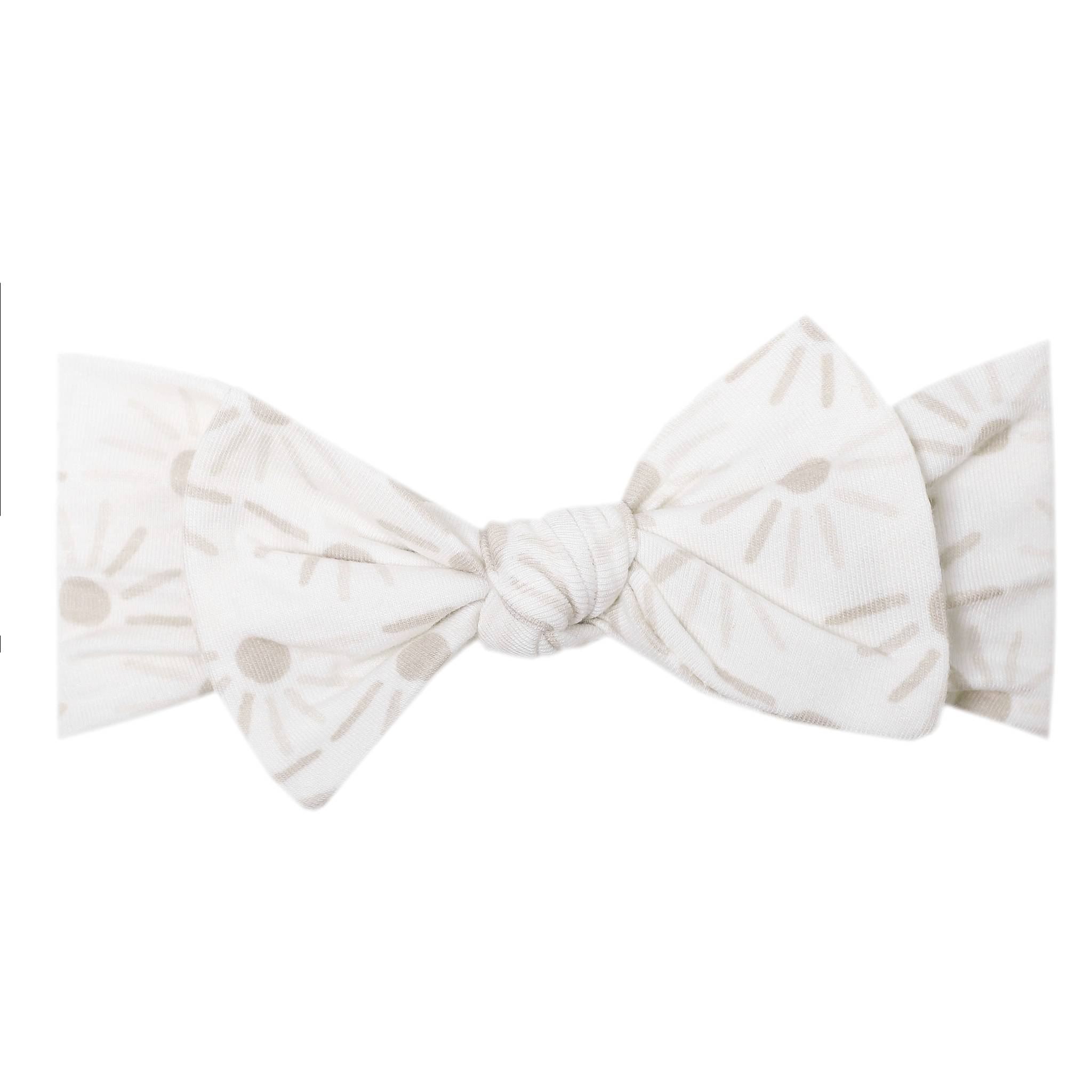 Knit Headband Bow - Shine
