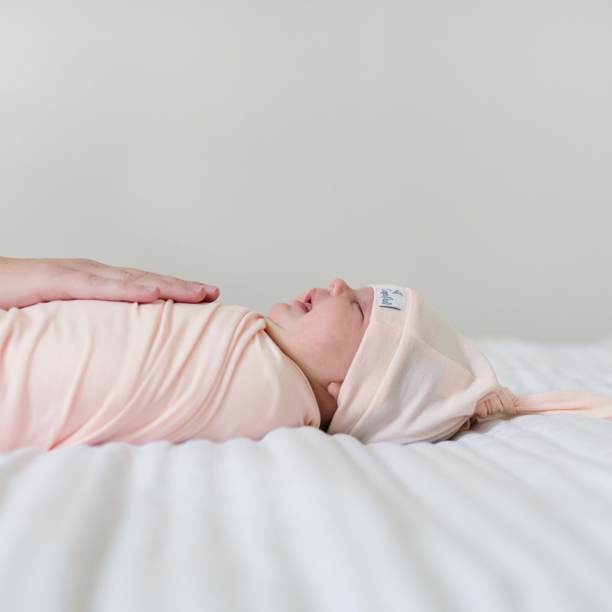 Knit Swaddle Blanket - Blush