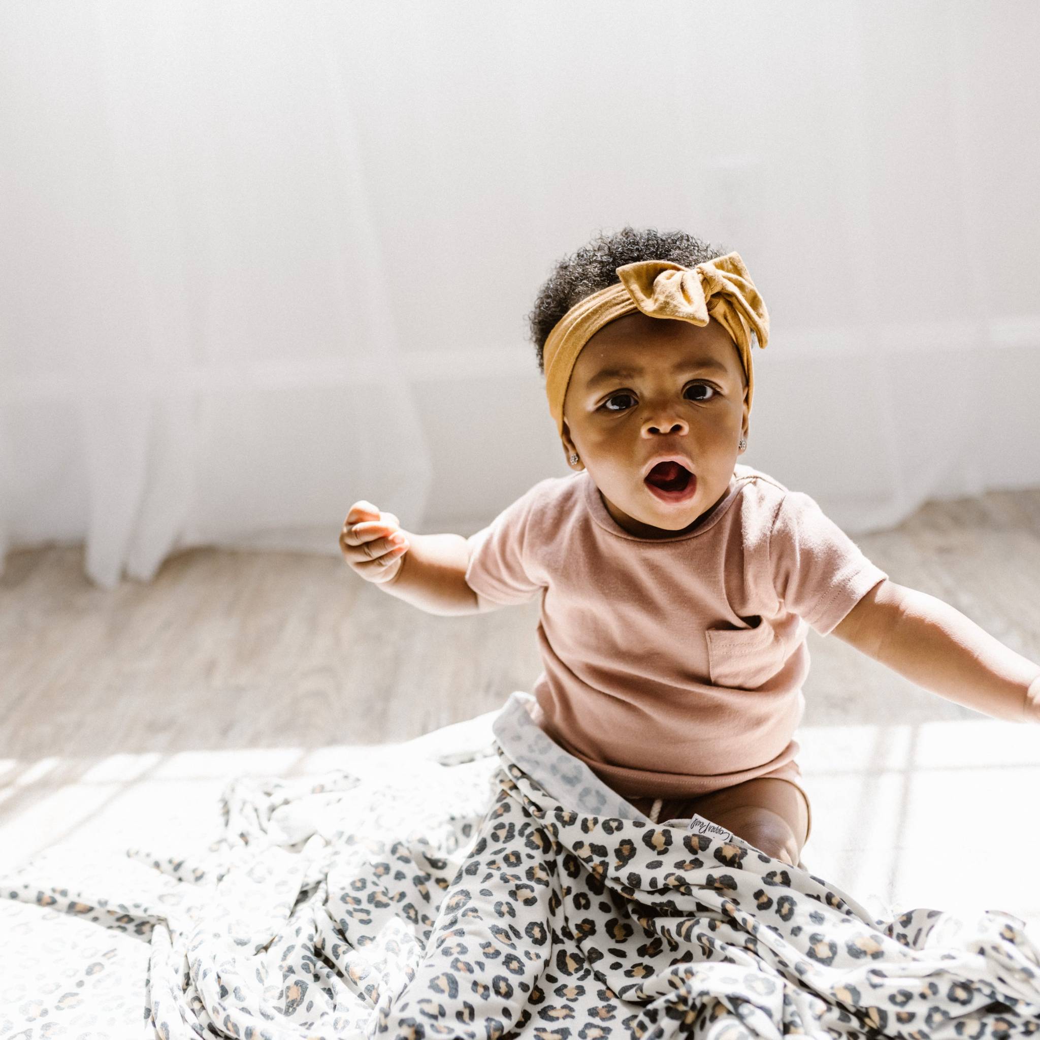 Knit Swaddle Blanket - Zara