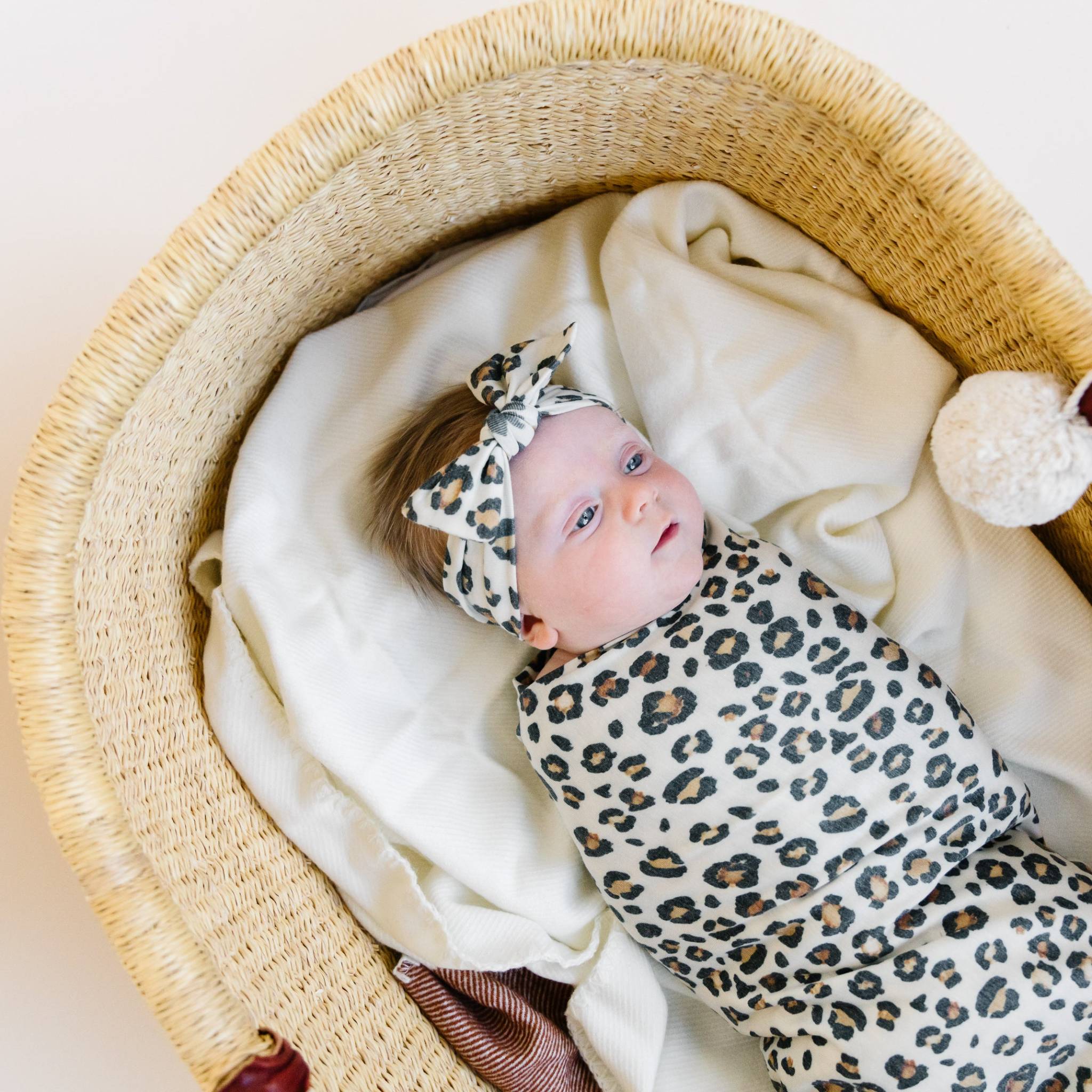 Knit Swaddle Blanket - Zara