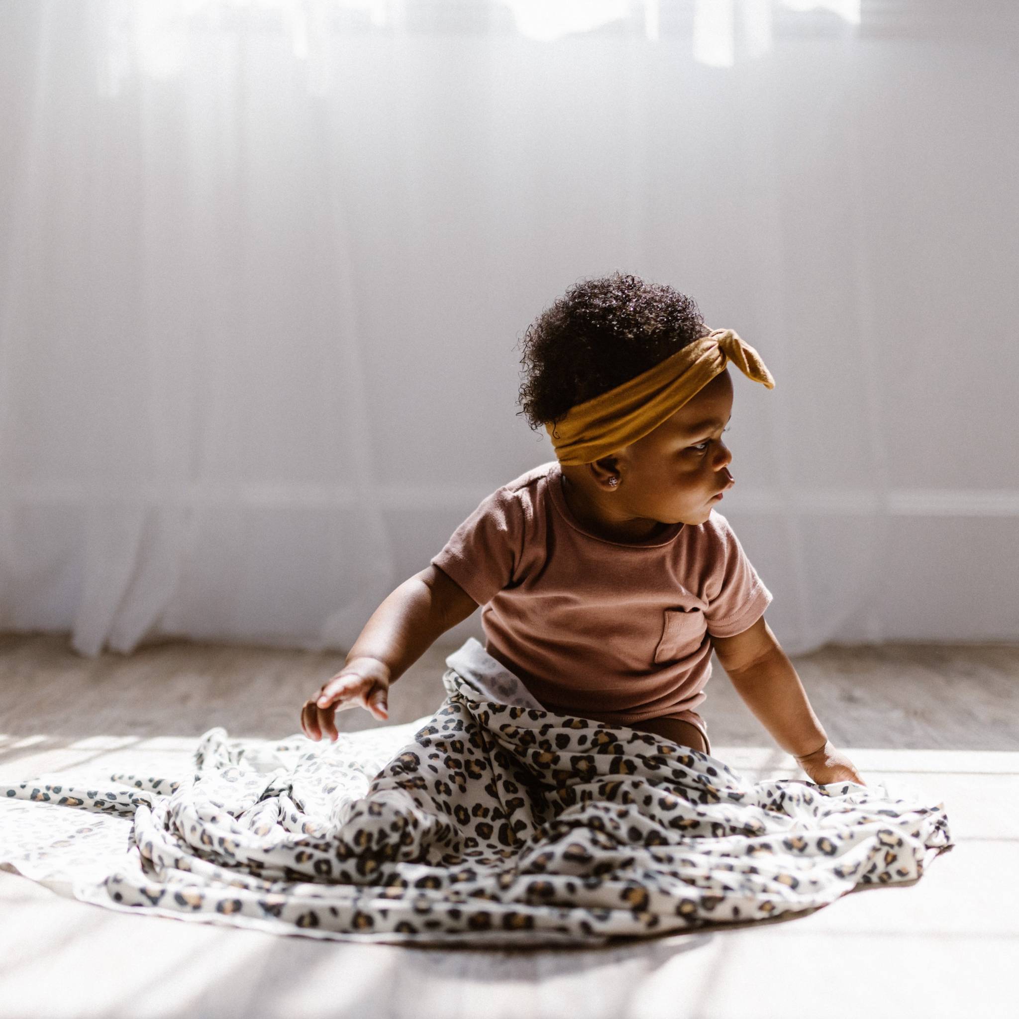 Knit Swaddle Blanket - Zara