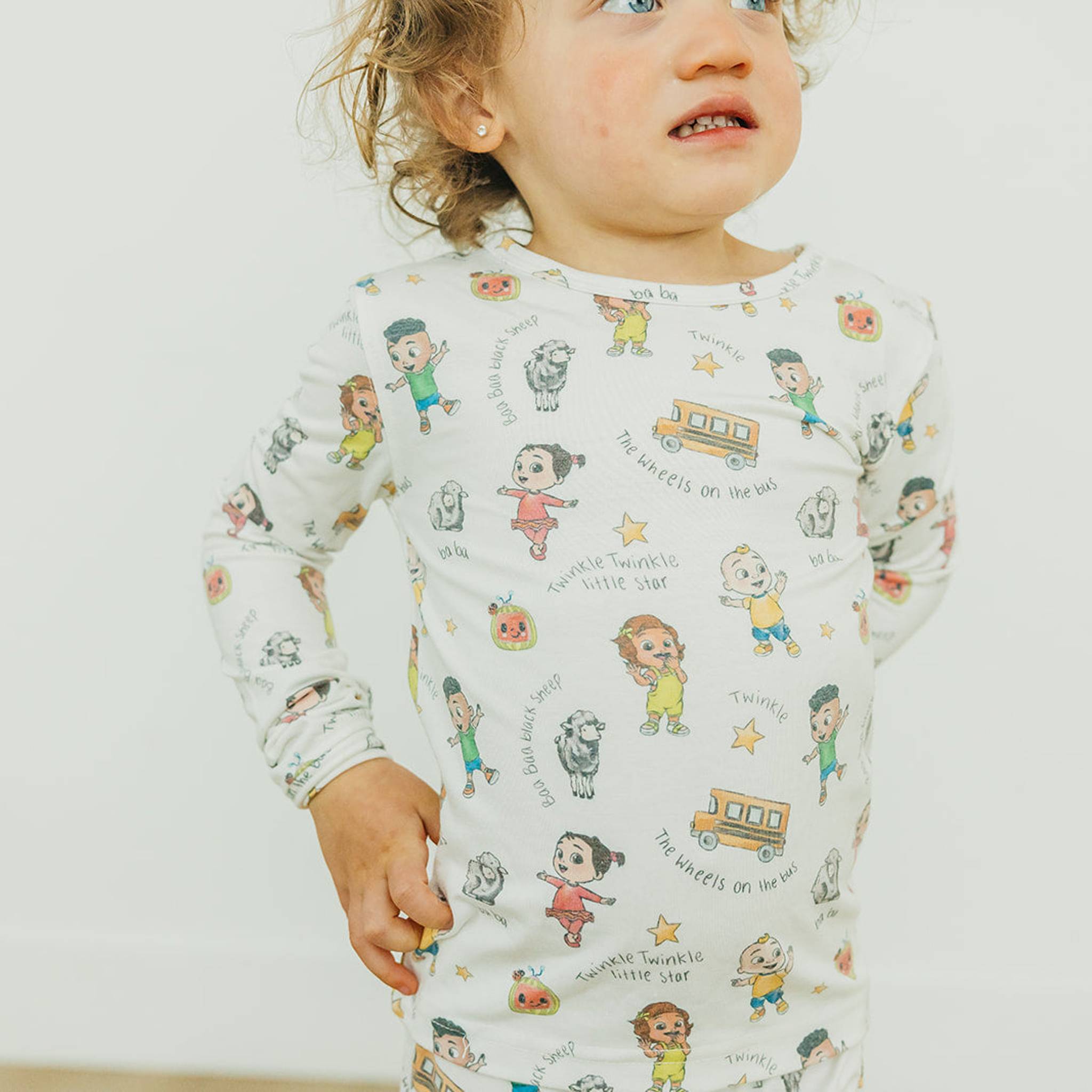 2pc Long Sleeve Pajama Set - CoComelon Friends