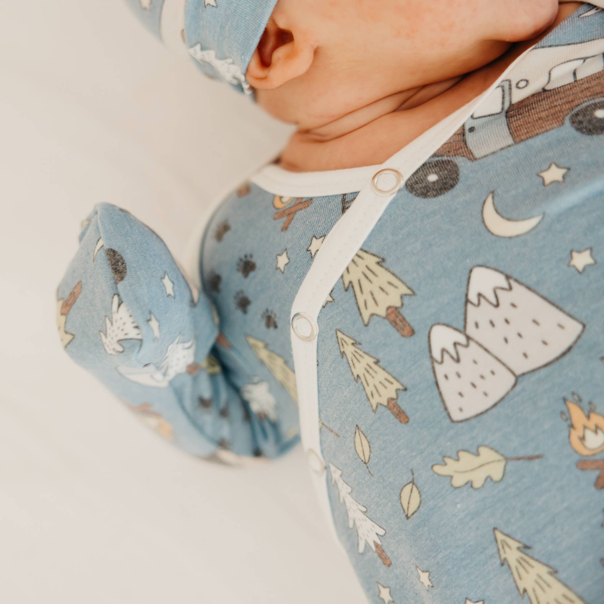 Newborn Knotted Gown - Bridger