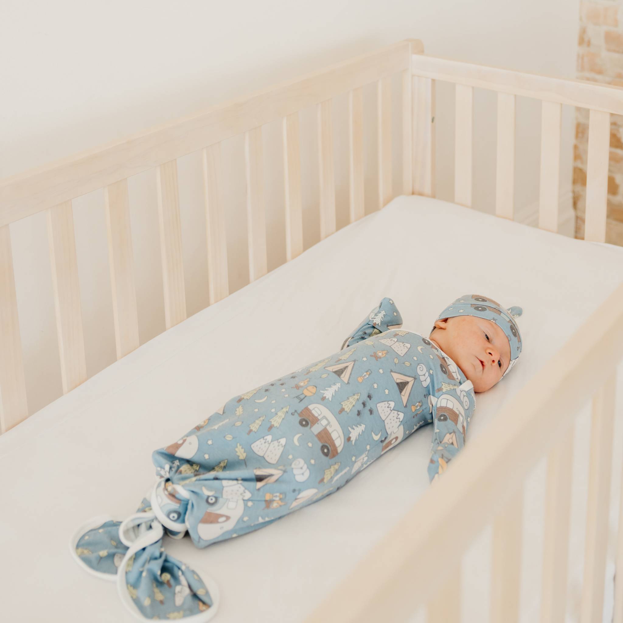 Newborn Knotted Gown - Bridger