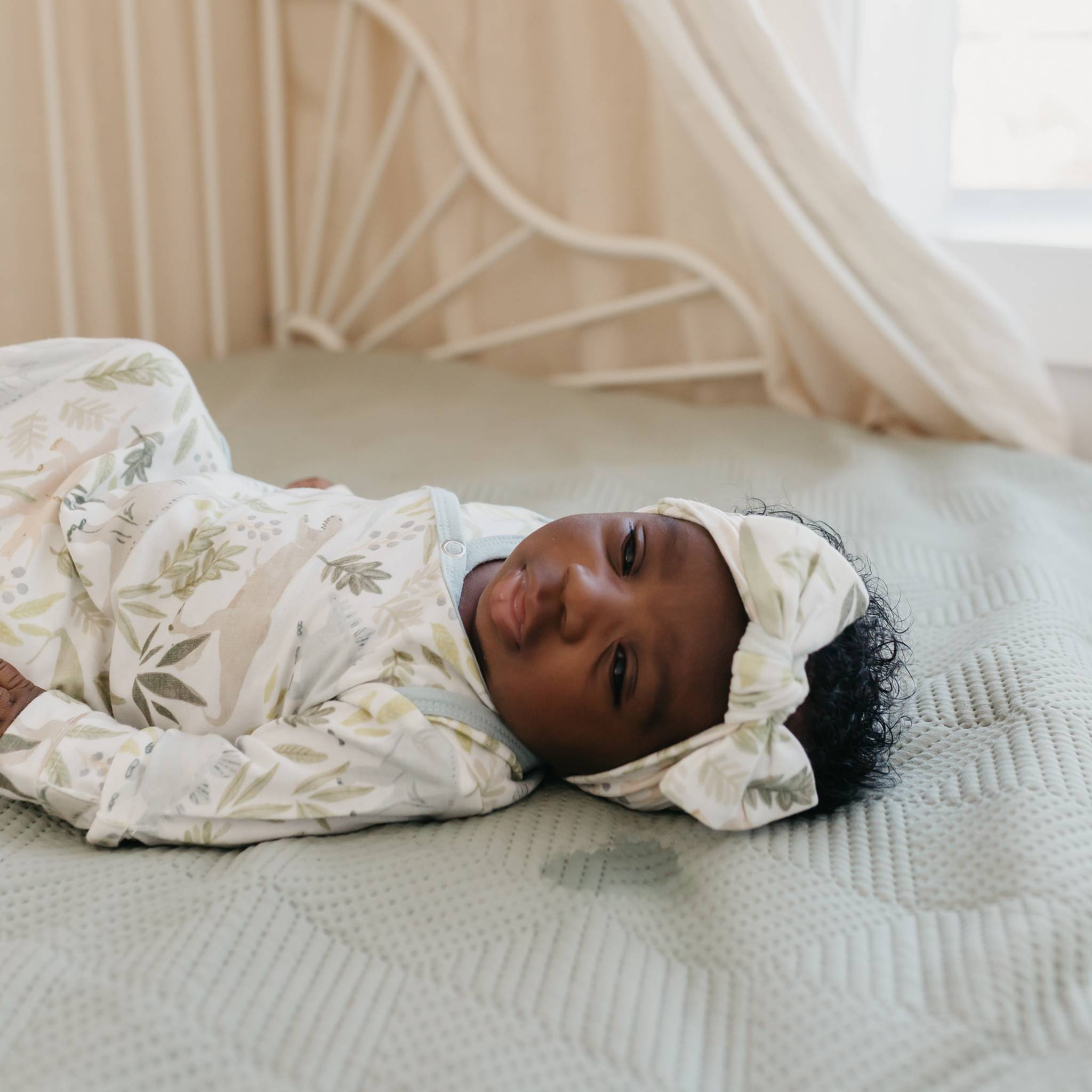 Newborn Knotted Gown - Rex