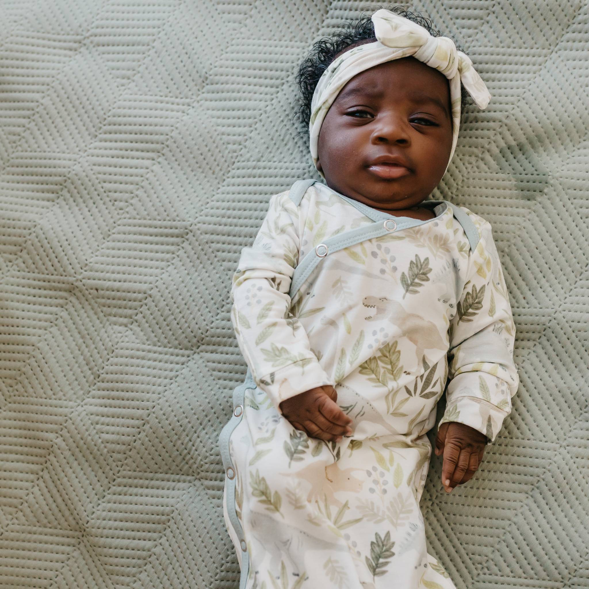 Newborn Knotted Gown - Rex