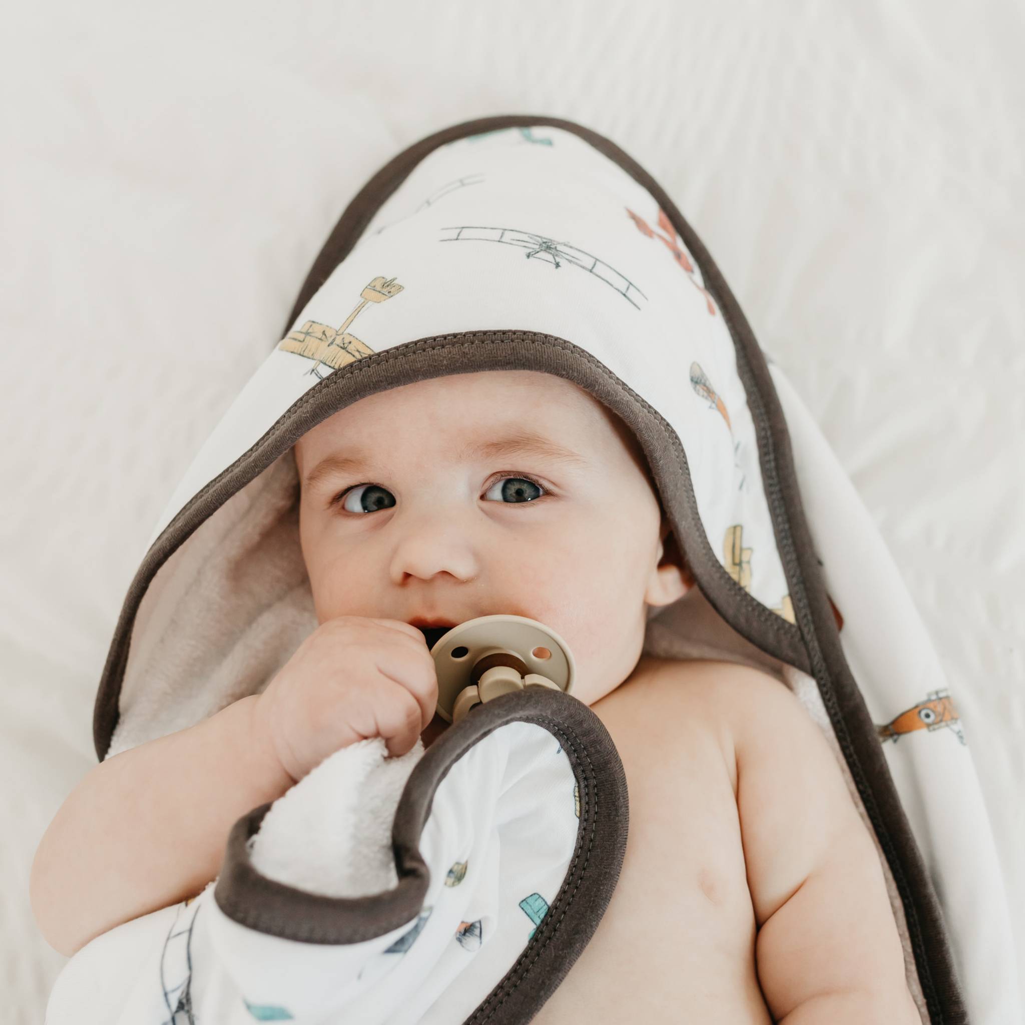 Premium Baby Knit Hooded Towel - Ace