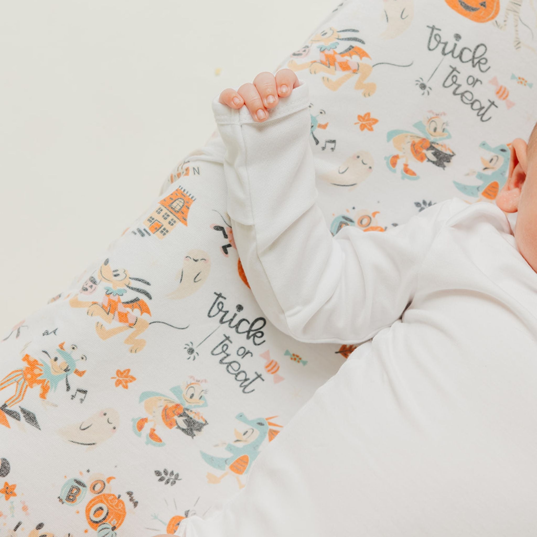 Premium Knit Diaper Changing Pad Cover - Mickey Mouse's Boo Bash