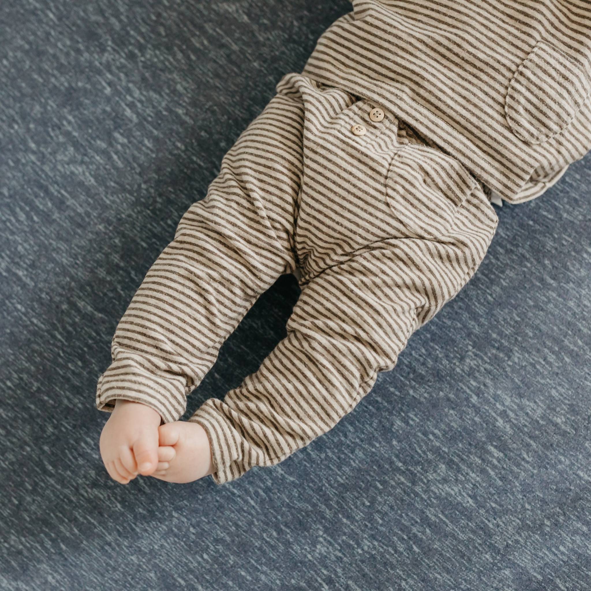 Premium Knit Fitted Crib Sheet - Denim
