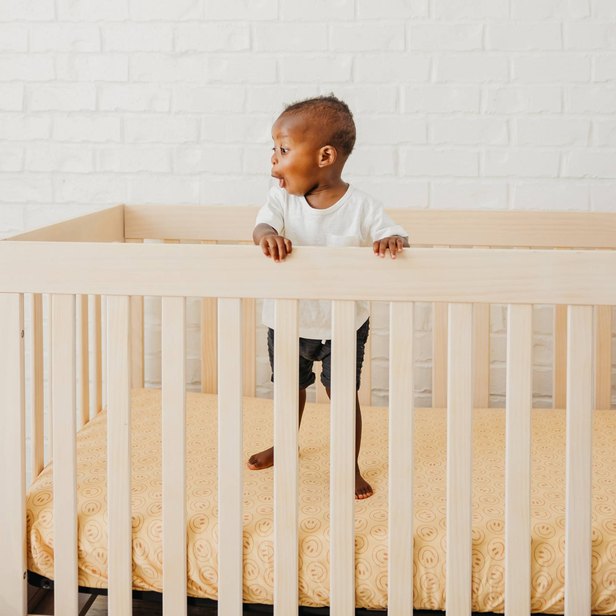Premium Knit Fitted Crib Sheet - Vance