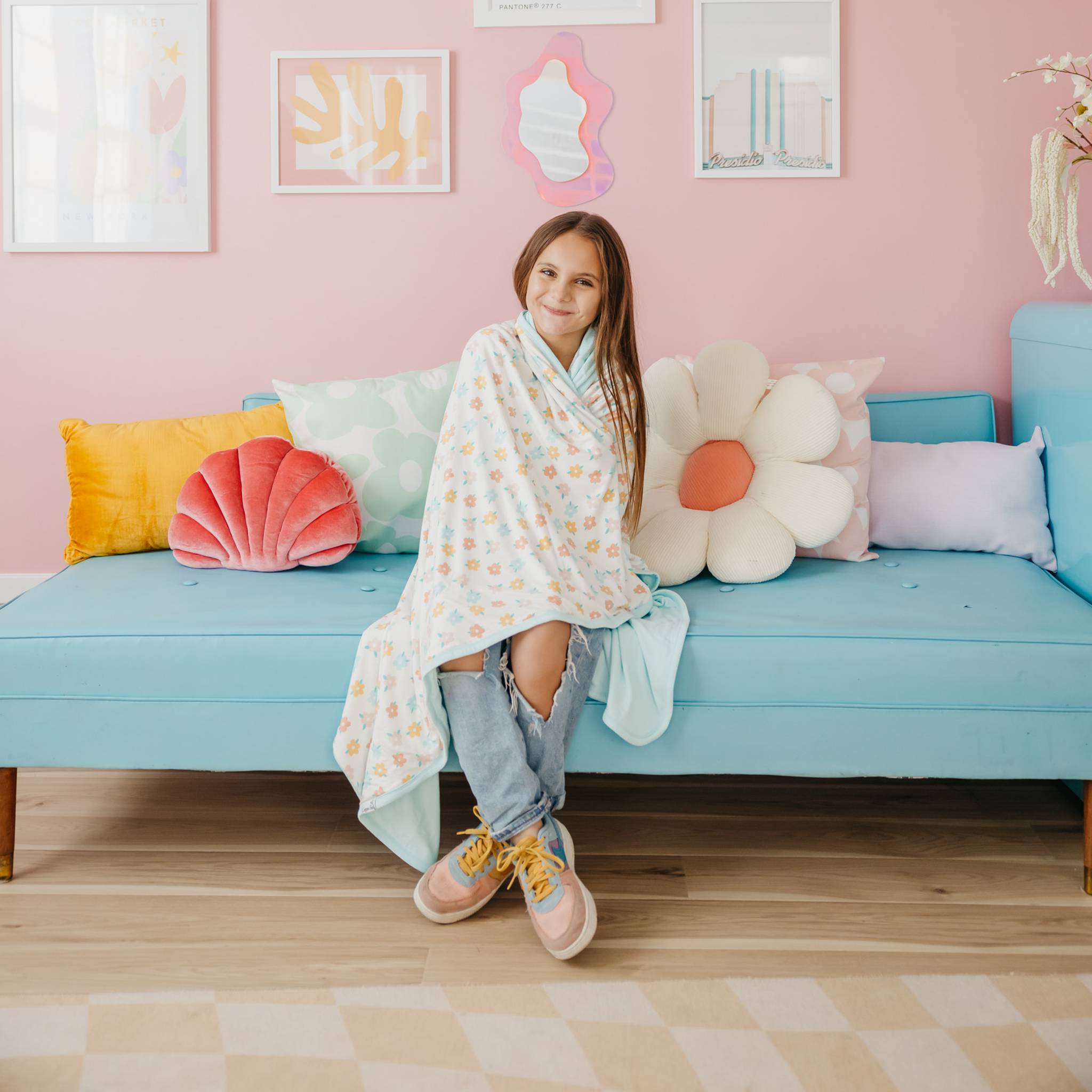 Three-Layer Quilt - Daisy