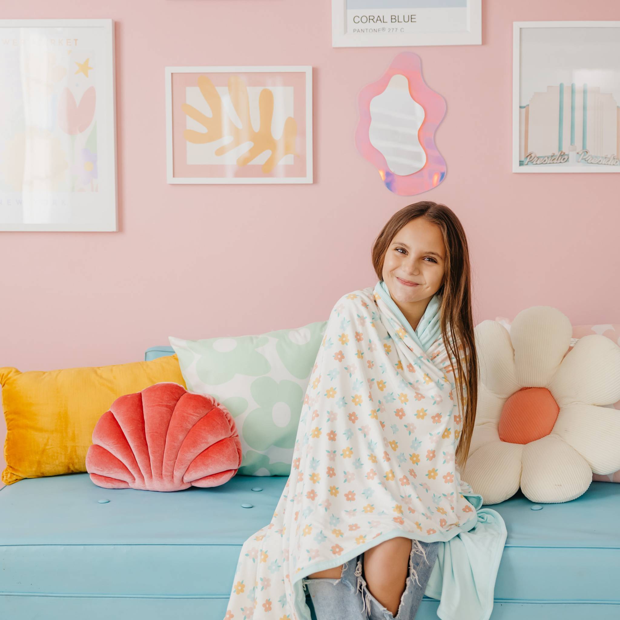 Three-Layer Quilt - Daisy