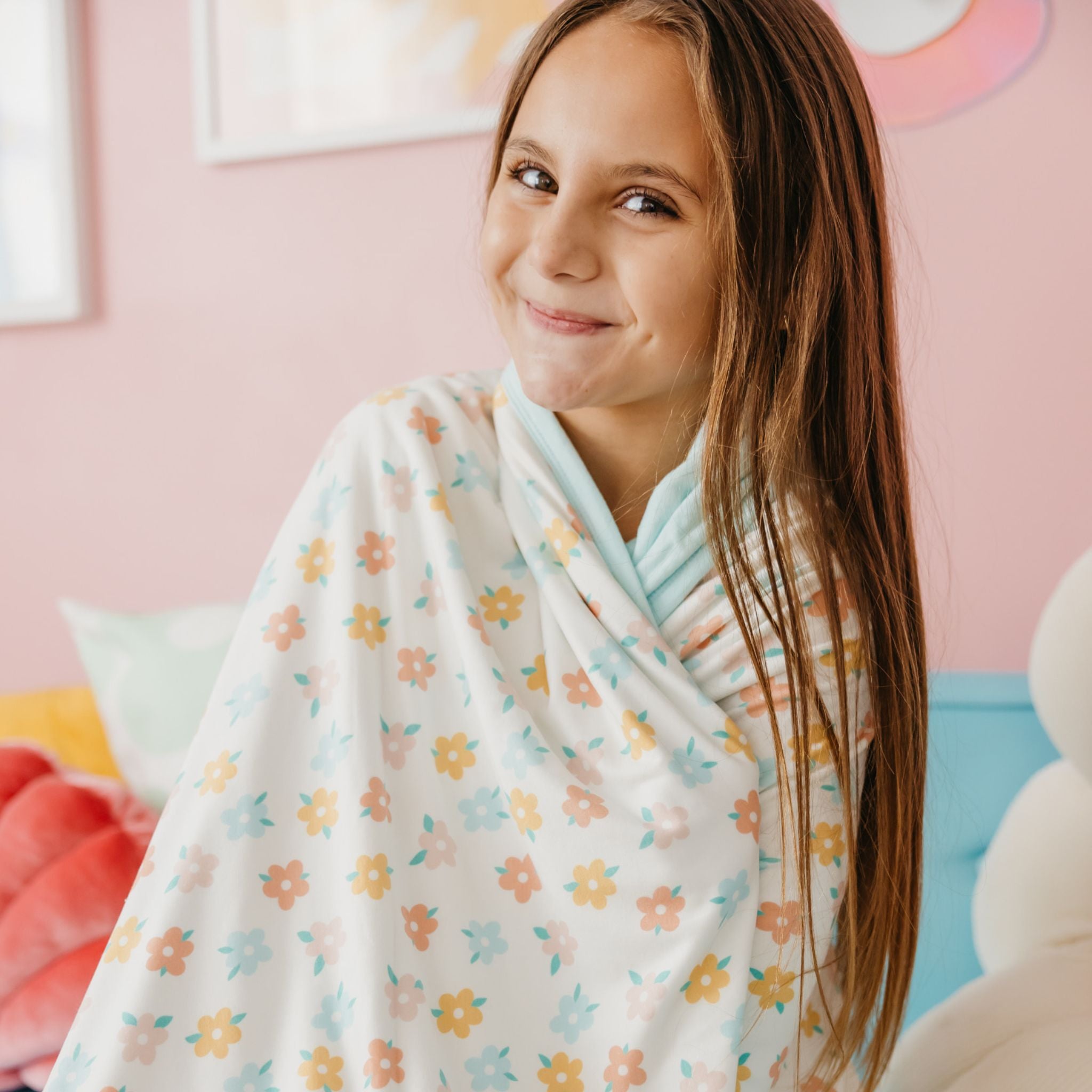 Three-Layer Quilt - Daisy