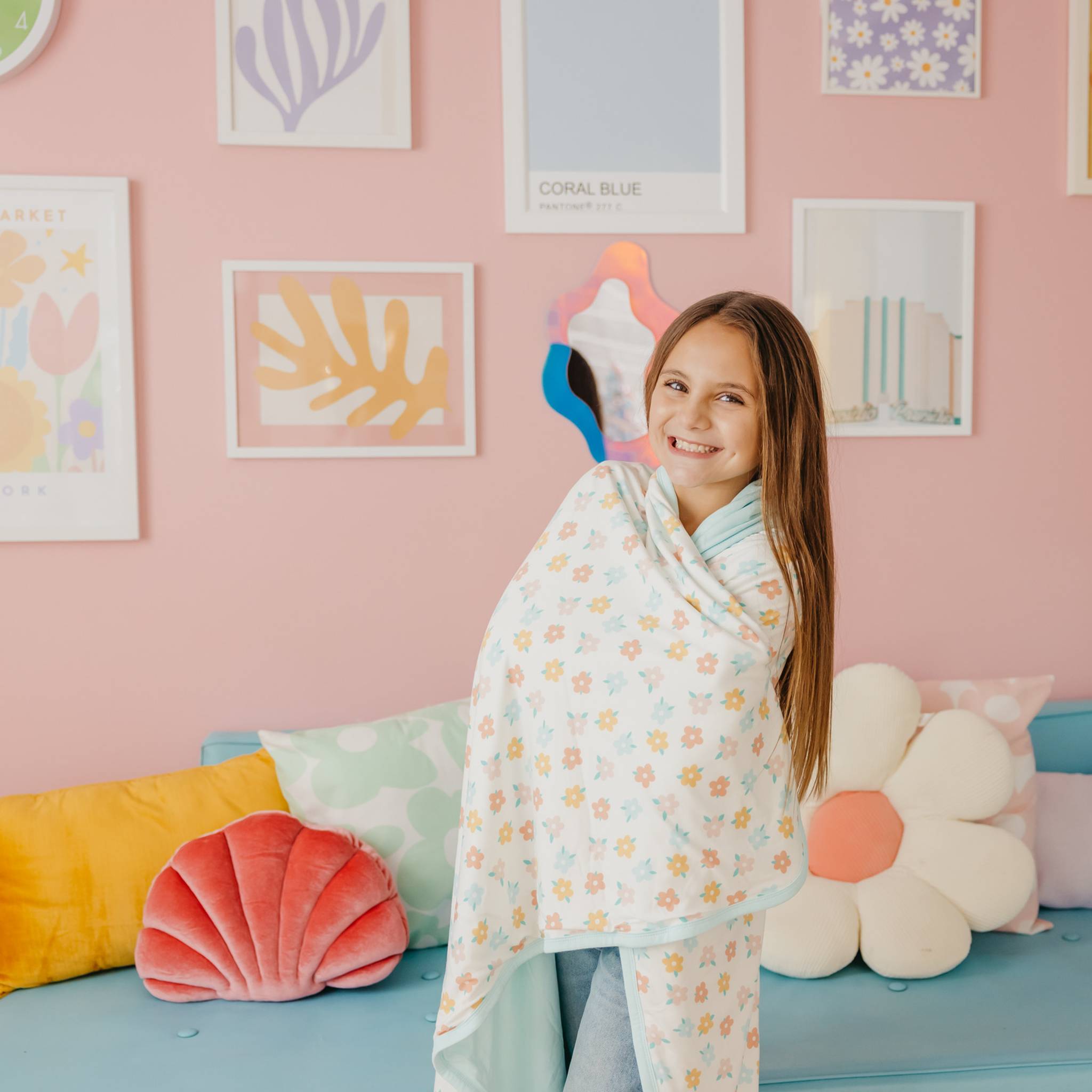 Three-Layer Quilt - Daisy