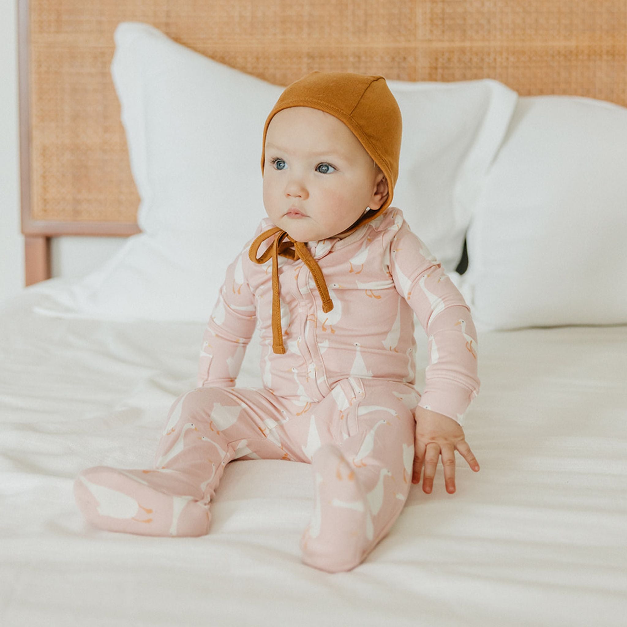 Zip-Up Footie Pajama - Goosie