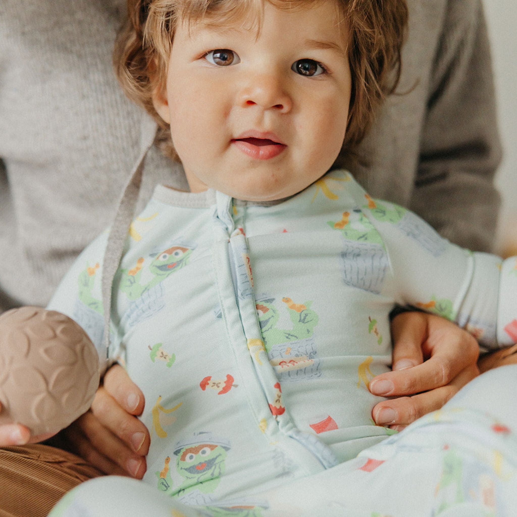 Zip-Up Footie Pajama - Oscar the Grouch