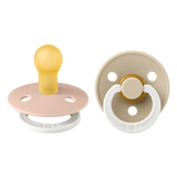 BIBS Colour 2 PACK Latex Blush GLOW/Vanilla GLOW
