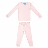 2pc Long Sleeve Pajama Set - Blush