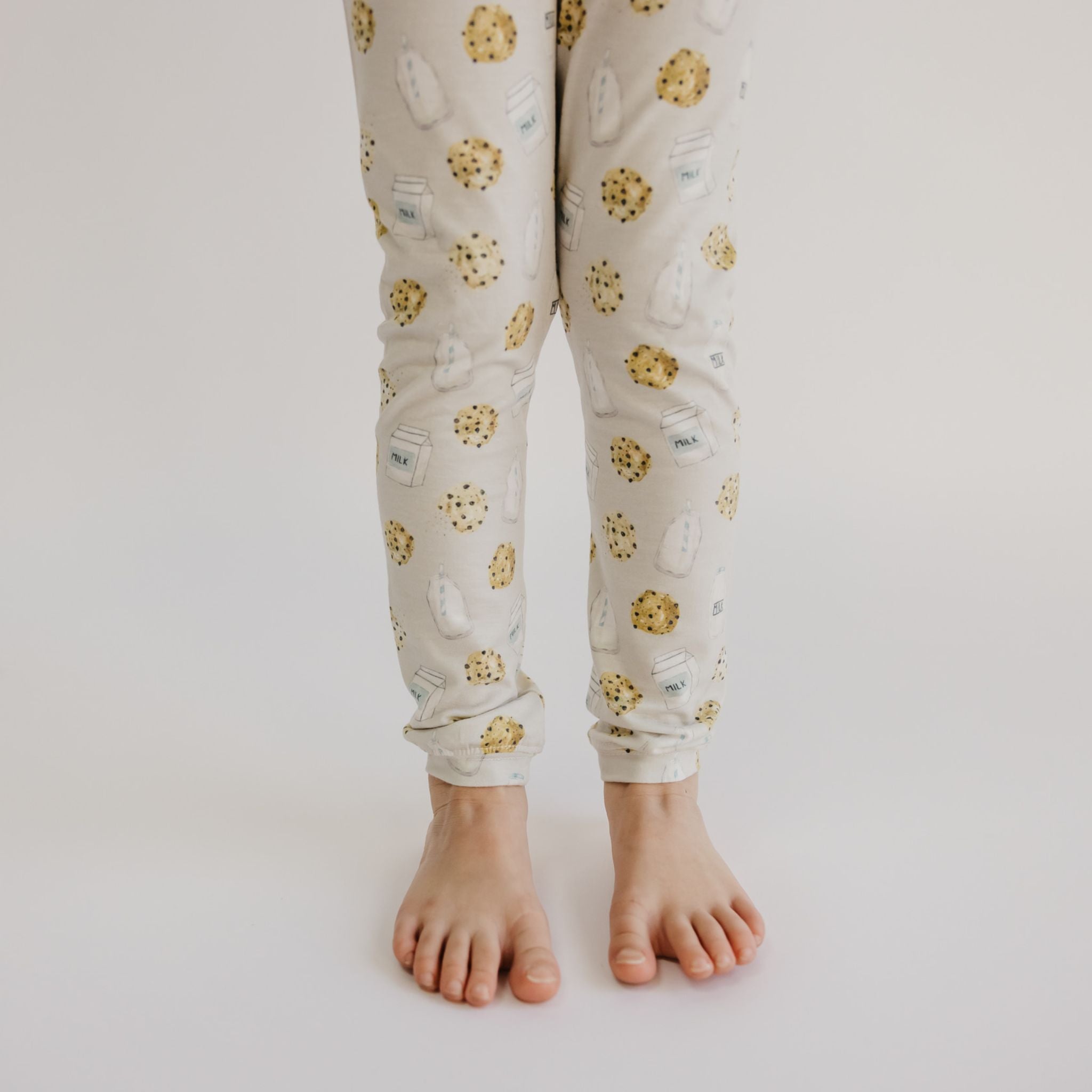 2pc Long Sleeve Pajama Set - Chip