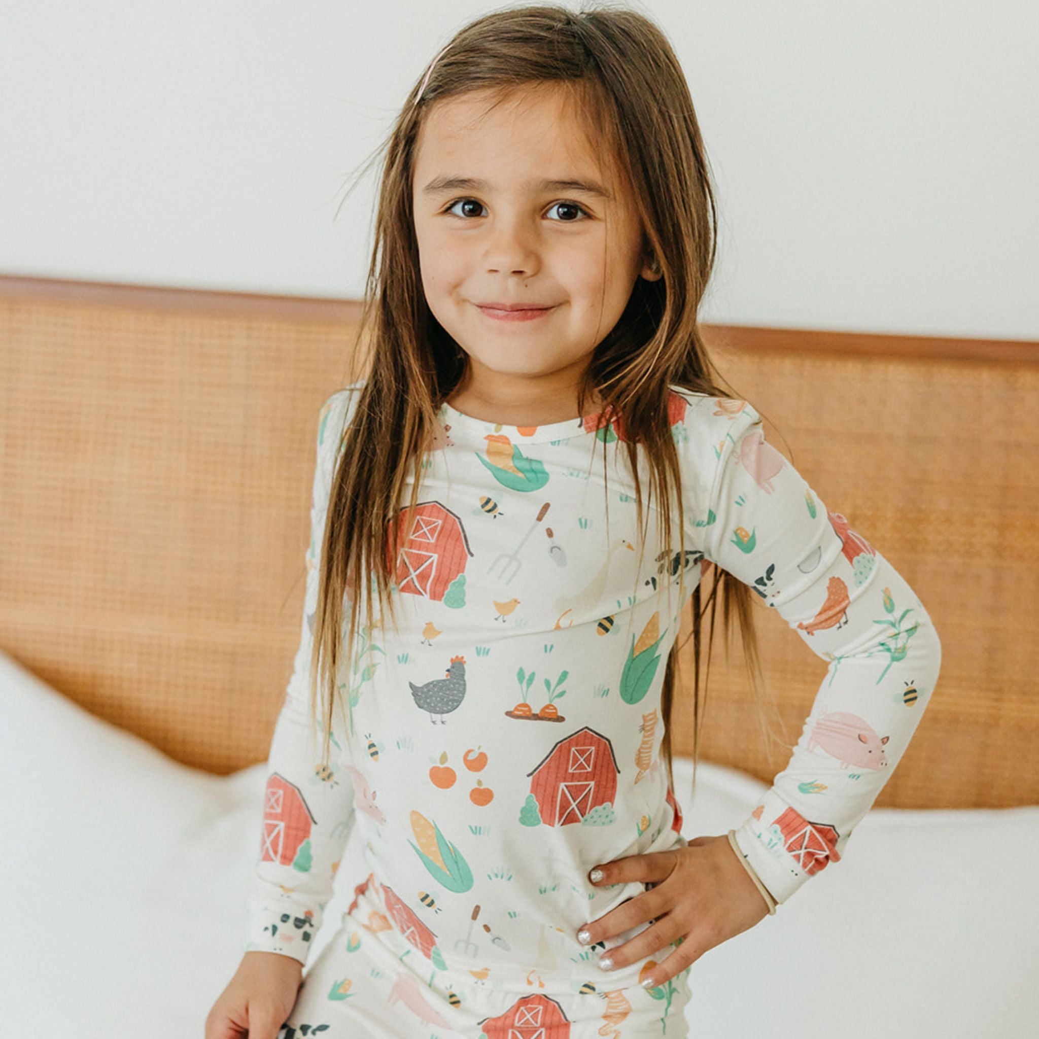 2pc Long Sleeve Pajama Set - Farmstead