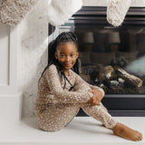 2pc Long Sleeve Pajama Set - Fawn