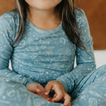 2pc Long Sleeve Pajama Set - Hogwarts