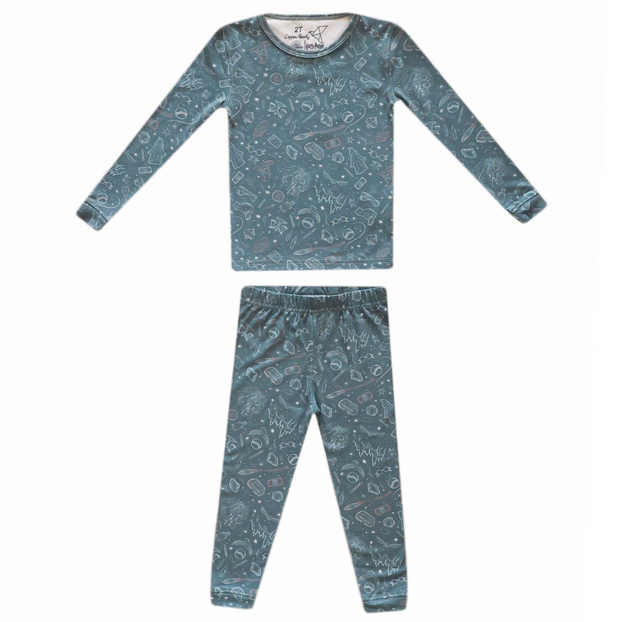 2pc Long Sleeve Pajama Set - Hogwarts