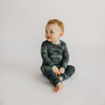 2pc Long Sleeve Pajama Set - Hunter
