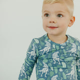 2pc Long Sleeve Pajama Set - Jurassic Park