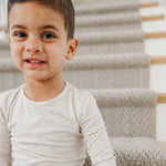 2pc Long Sleeve Pajama Set - Oat
