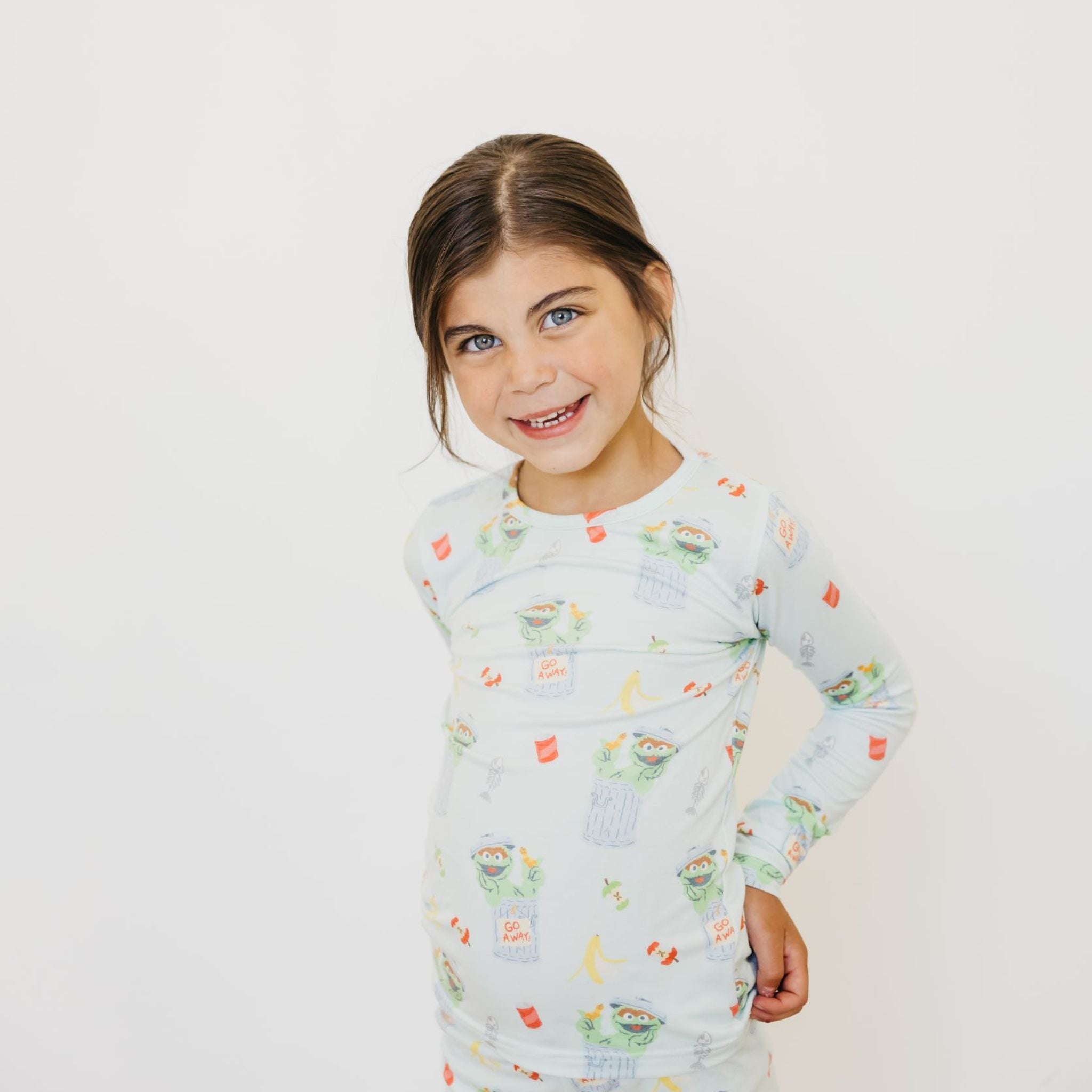 2pc Long Sleeve Pajama Set - Oscar the Grouch