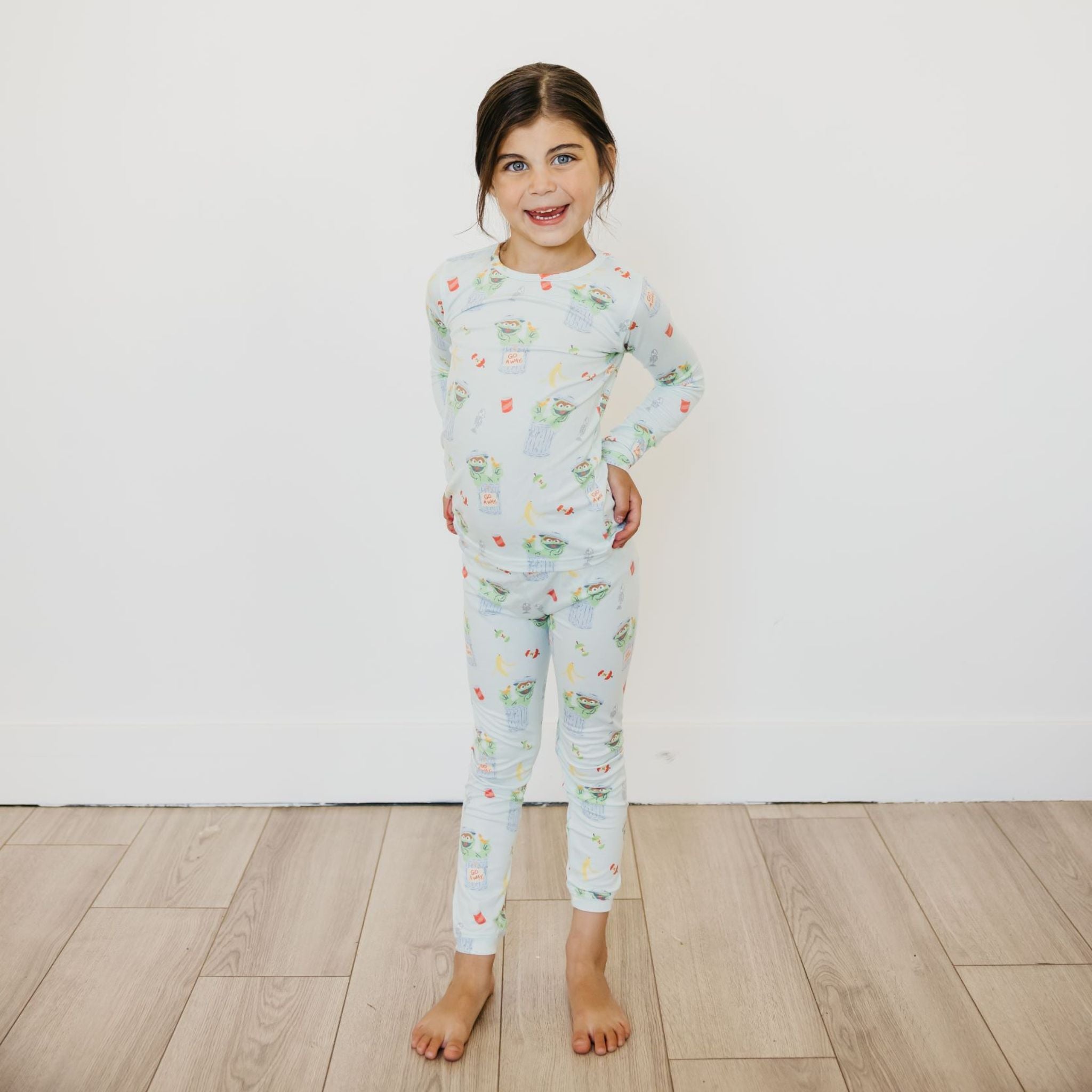 2pc Long Sleeve Pajama Set - Oscar the Grouch