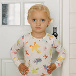 2pc Long Sleeve Pajama Set - Sesame Friends