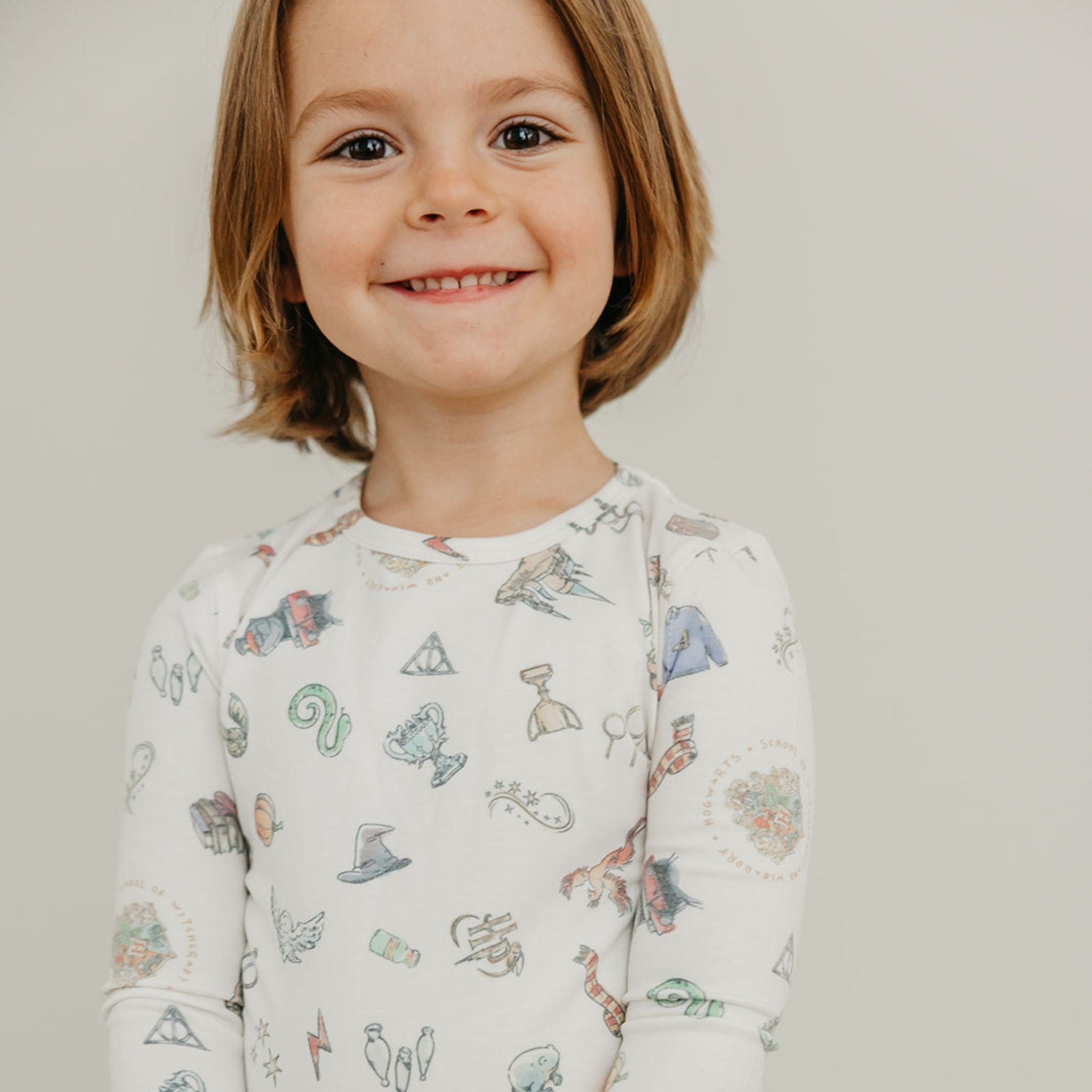 2pc Long Sleeve Pajama Set - Wizarding World