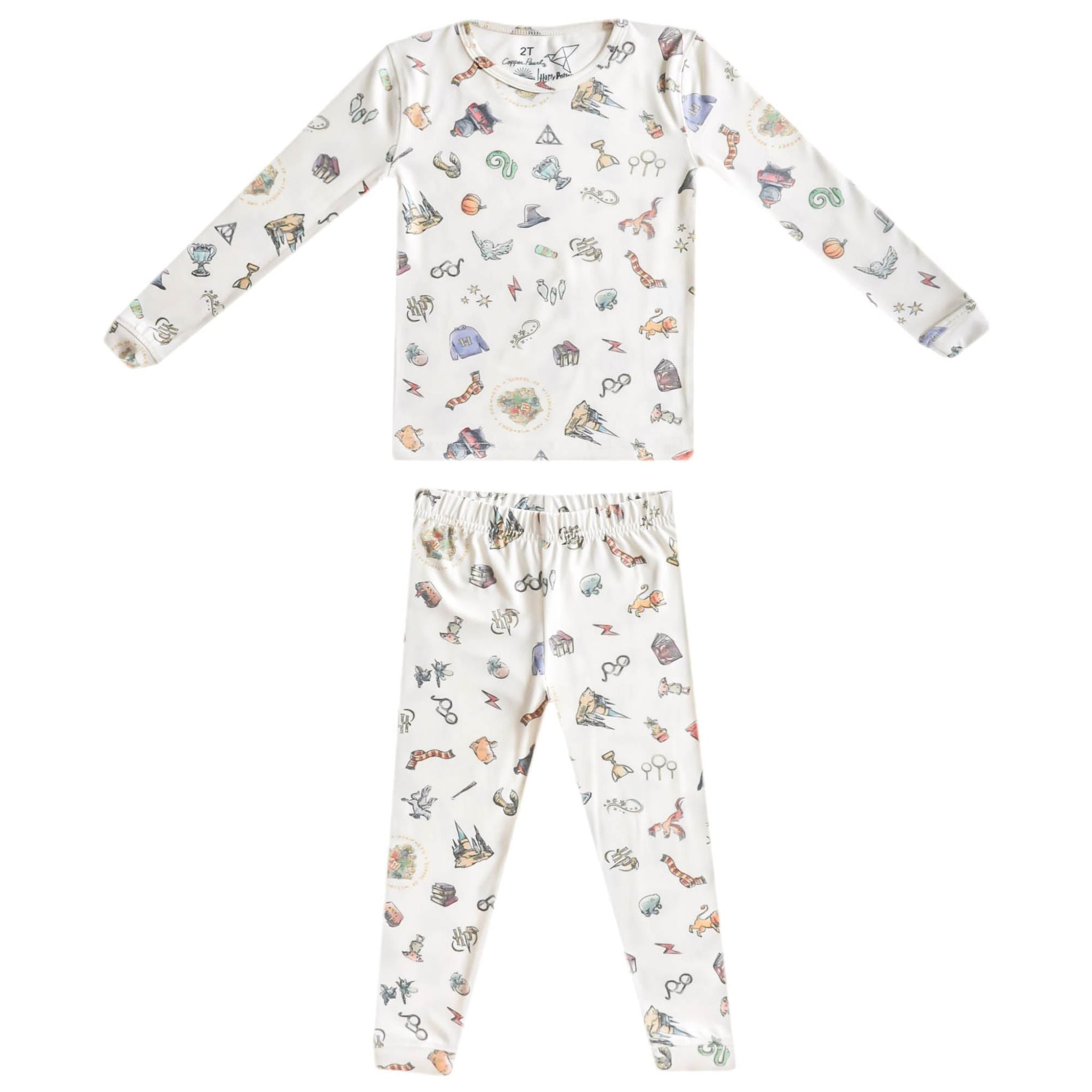 2pc Long Sleeve Pajama Set - Wizarding World