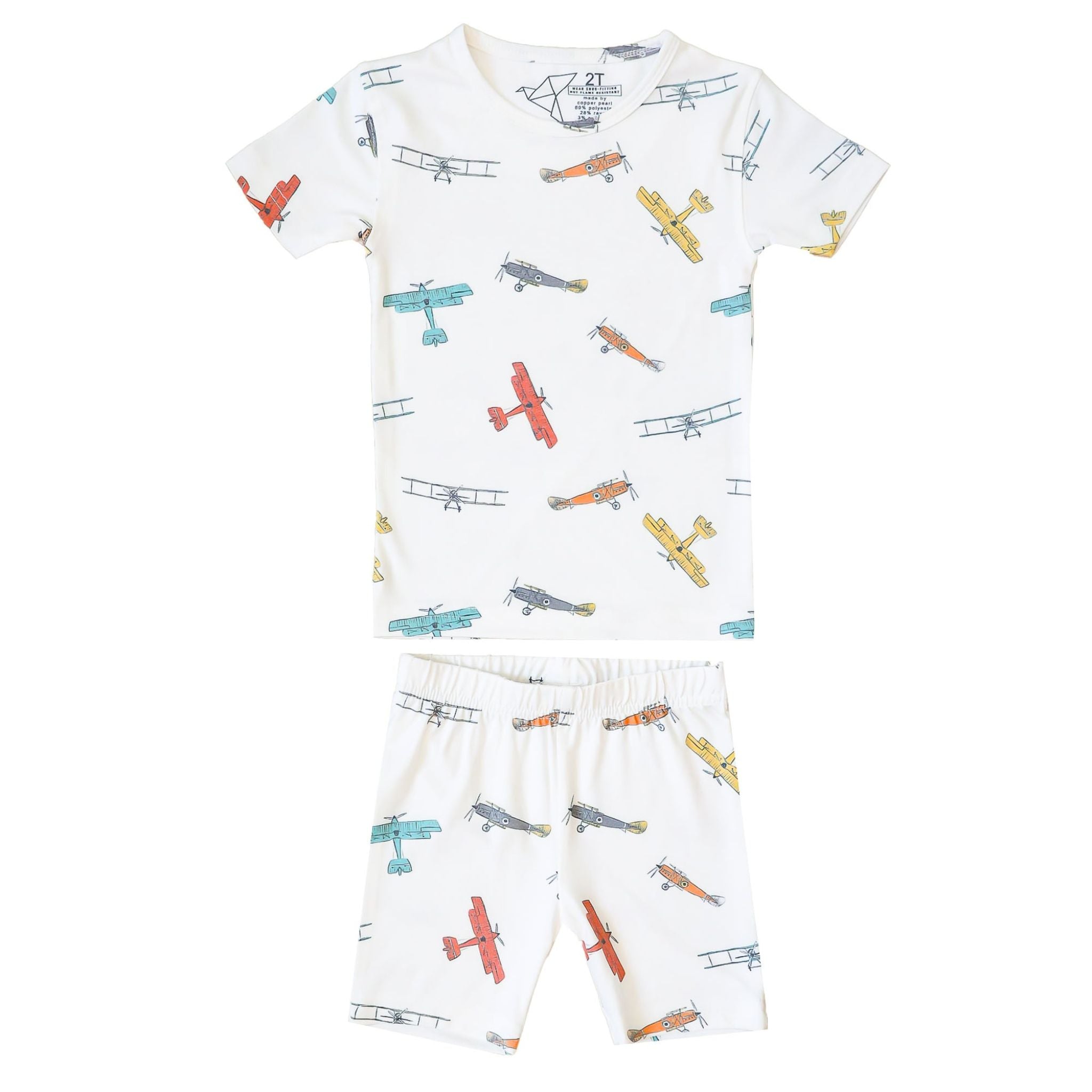 2pc Short Sleeve Pajama Set - Ace