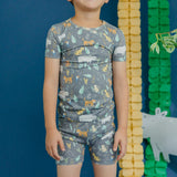 2pc Short Sleeve Pajama Set - Bengal