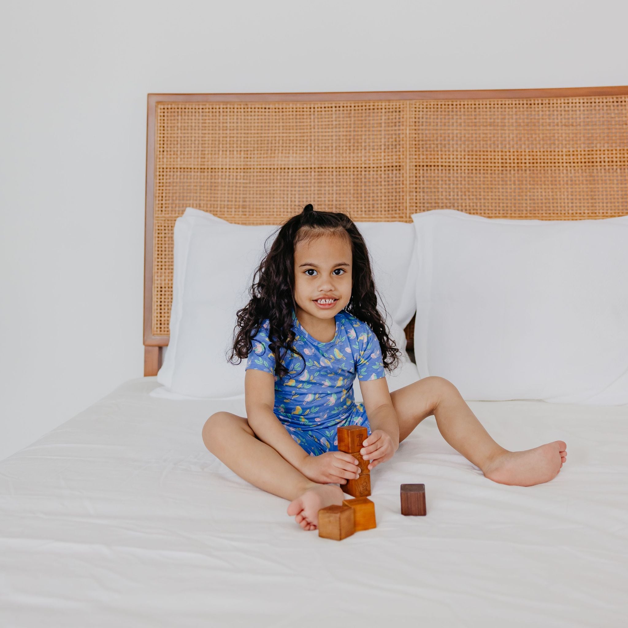 2pc Short Sleeve Pajama Set - Birdie