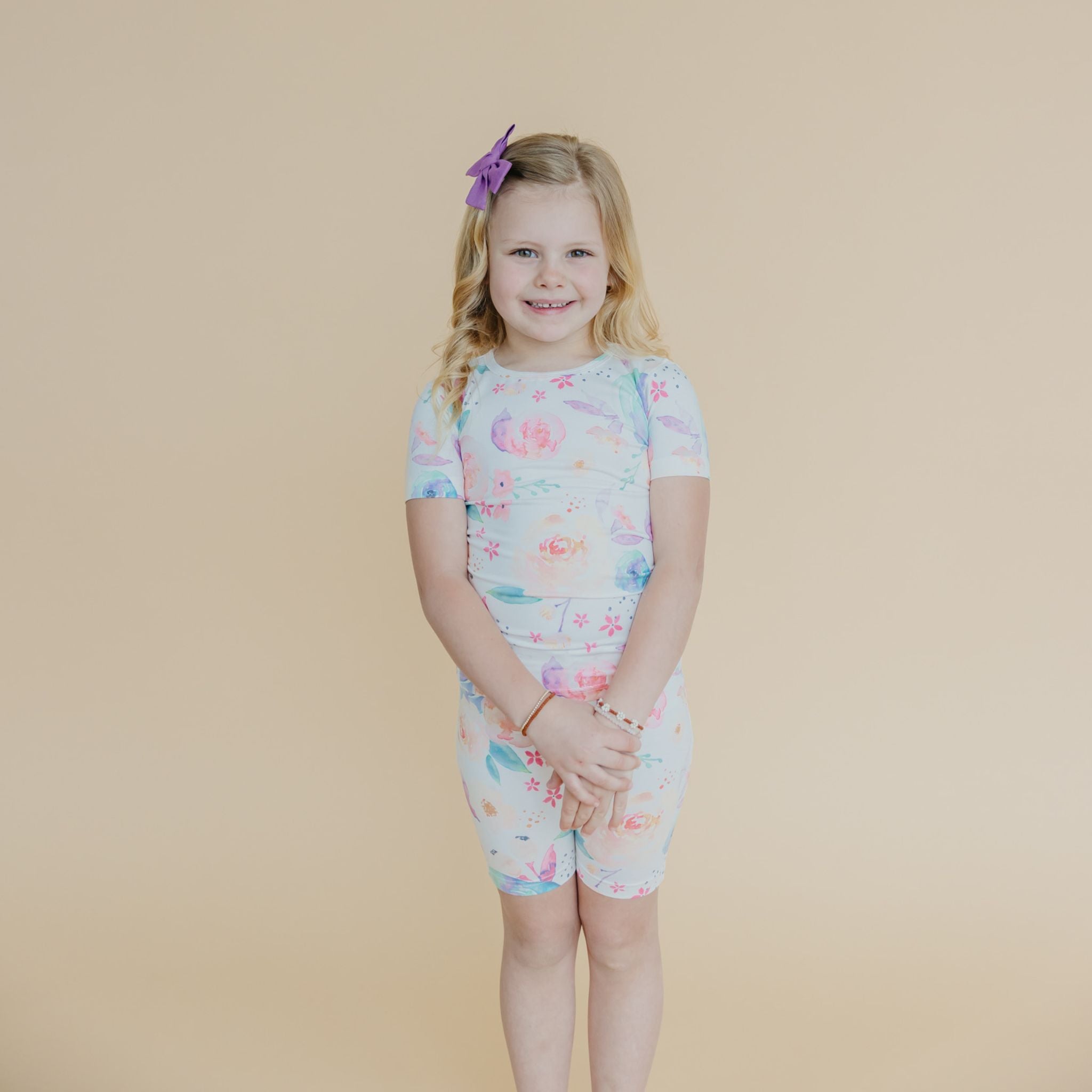 2pc Short Sleeve Pajama Set - Bloom