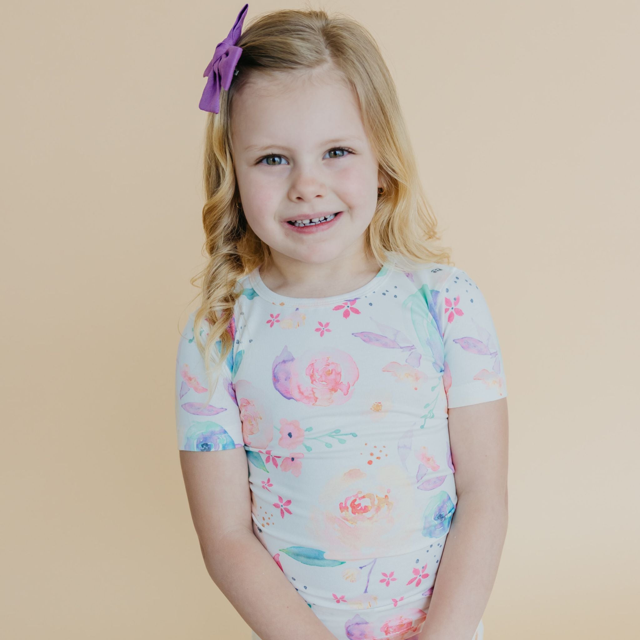 2pc Short Sleeve Pajama Set - Bloom