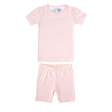 2pc Short Sleeve Pajama Set - Blush