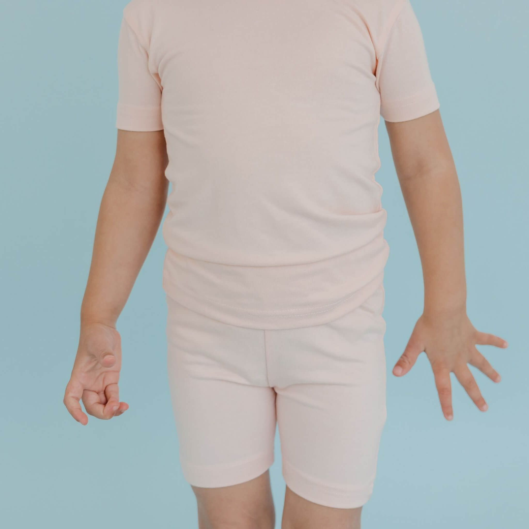 2pc Short Sleeve Pajama Set - Blush