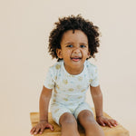 2pc Short Sleeve Pajama Set - Chip