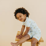 2pc Short Sleeve Pajama Set - Chip