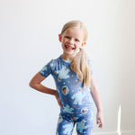 2pc Short Sleeve Pajama Set - Cookie Monster