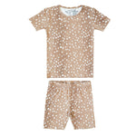 2pc Short Sleeve Pajama Set - Fawn