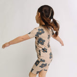 2pc Short Sleeve Pajama Set - Gemma In Tan