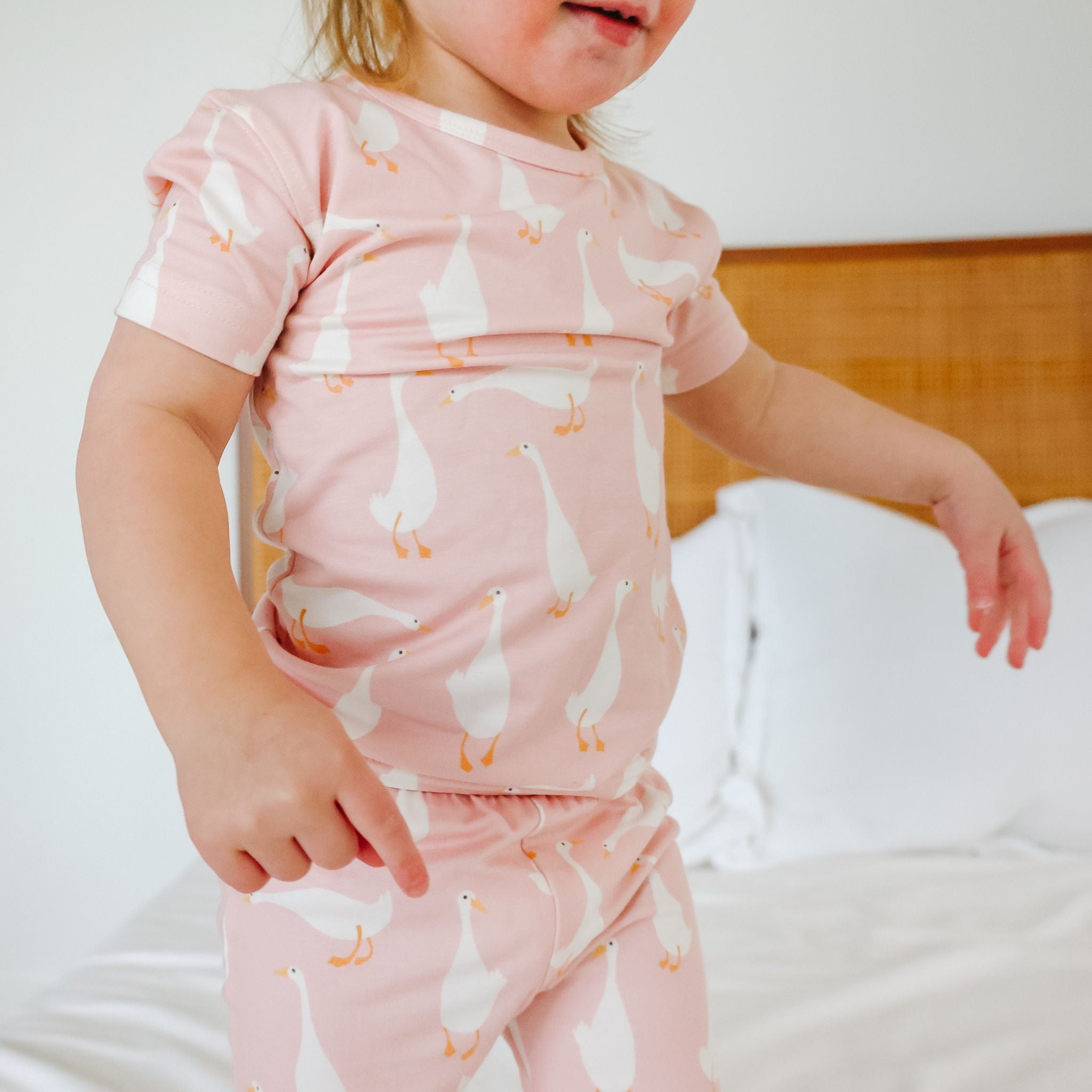 2pc Short Sleeve Pajama Set - Goosie